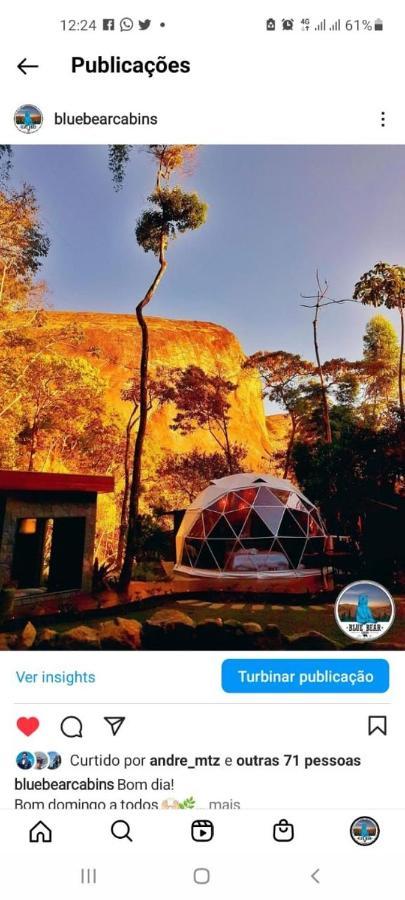 Villa Blue Bear Cabins Petrópolis Exterior foto