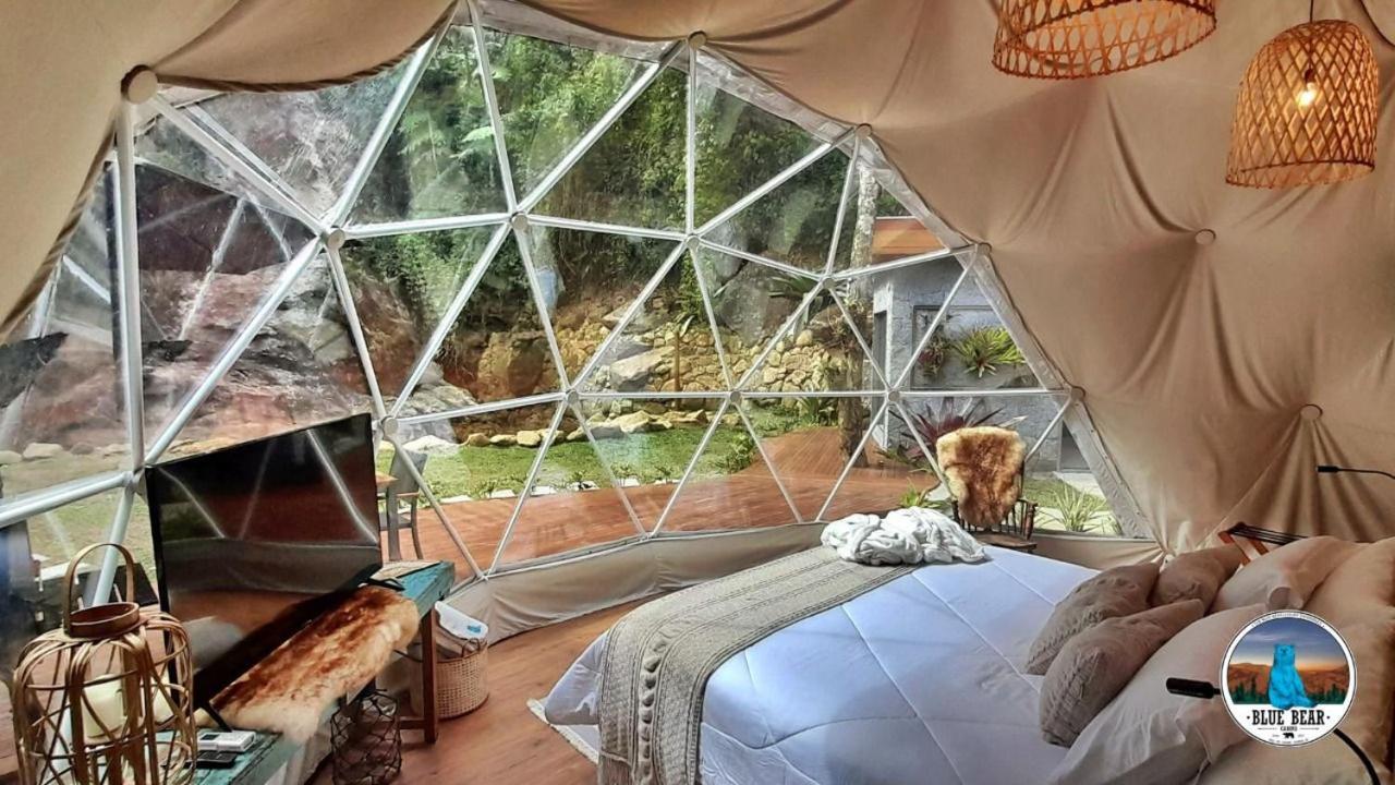Villa Blue Bear Cabins Petrópolis Exterior foto